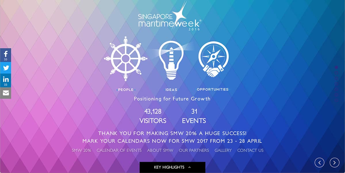 Singapore Maritime Week project preview