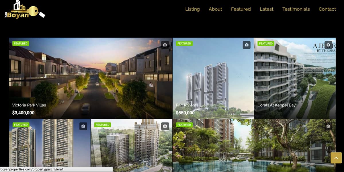 YanBoyan Properties project preview